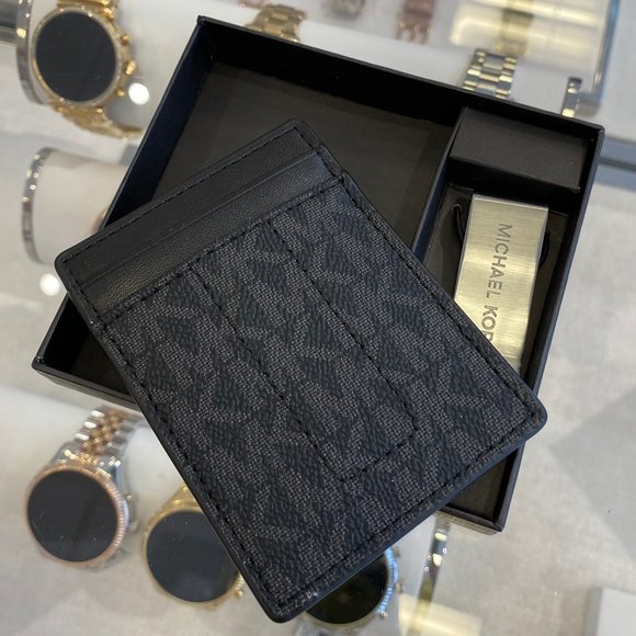 COPY - 37H9LGFD1B-Men Card Case Money Clip WT - Picture 4 of 5